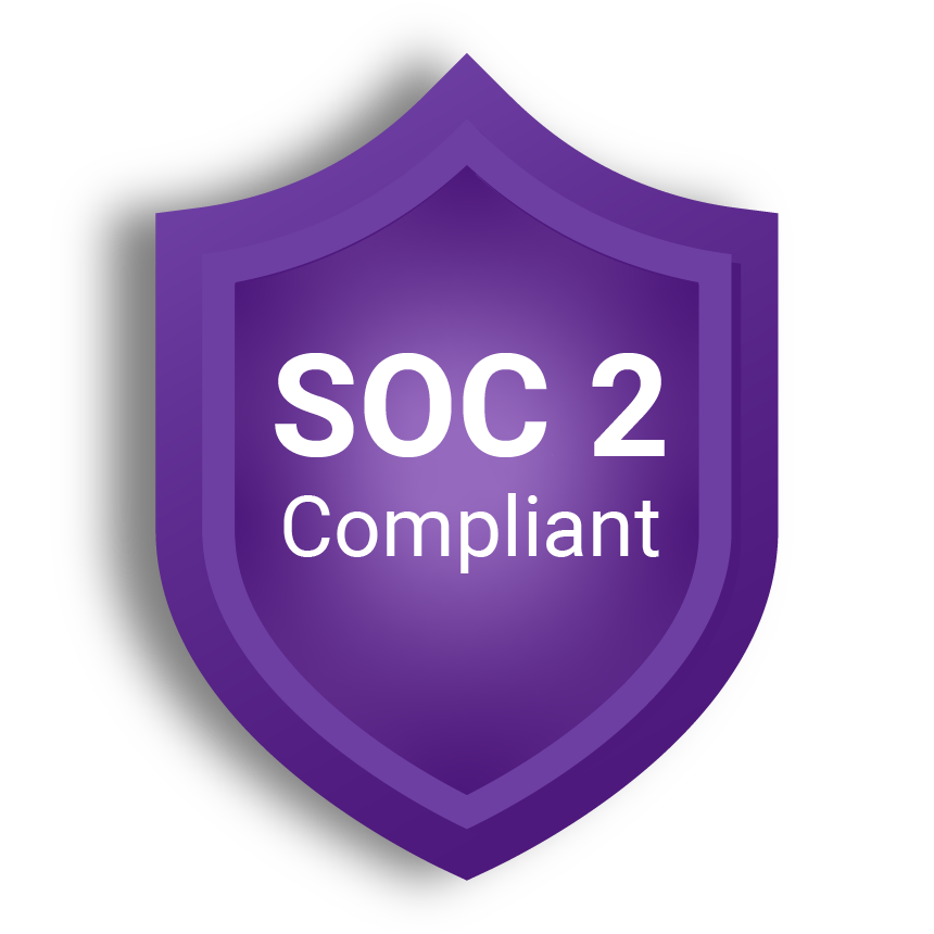 Secure, HIPAA & SOC 2 Compliant Logo 2